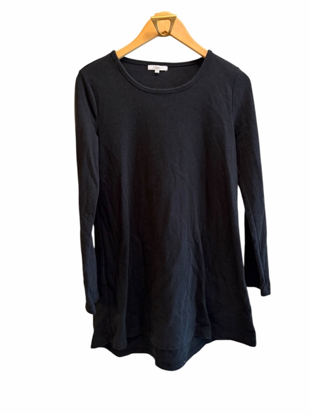 Z SUPPLY Long Sleeve Cozy Scoop Neck Dress